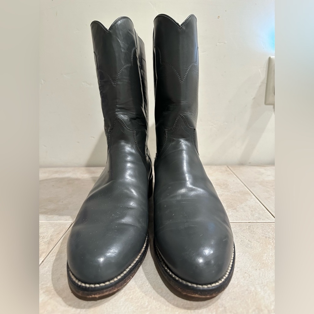 Tony Lama dress boots, men’s size 10 1/2 D - Picture 6 of 7